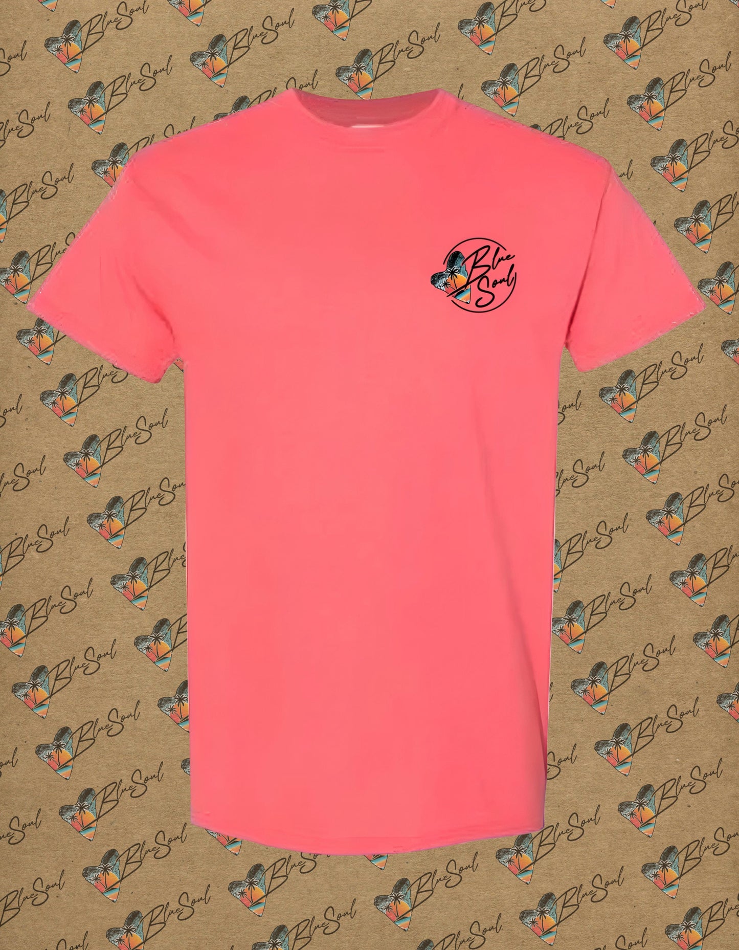 Unisex Coral Coffee Skull Tee