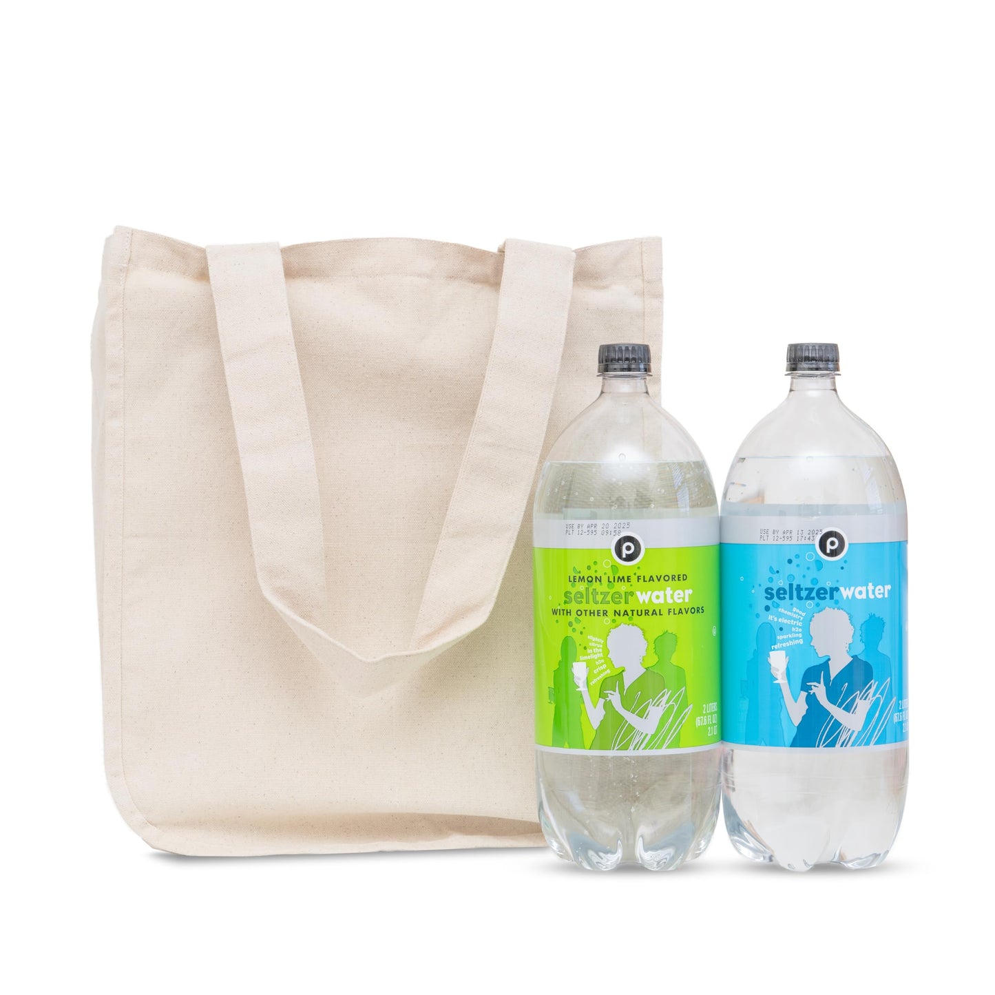 Best Canvas Grocery Shopping Bags - Cloth Grocery Tote Bags - Reusable Cotton Grocery Tote Bags with Bottle Sleeves