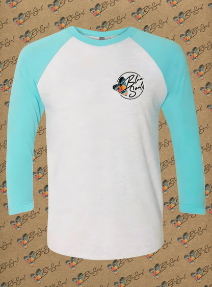 Unisex Teal Baseball T